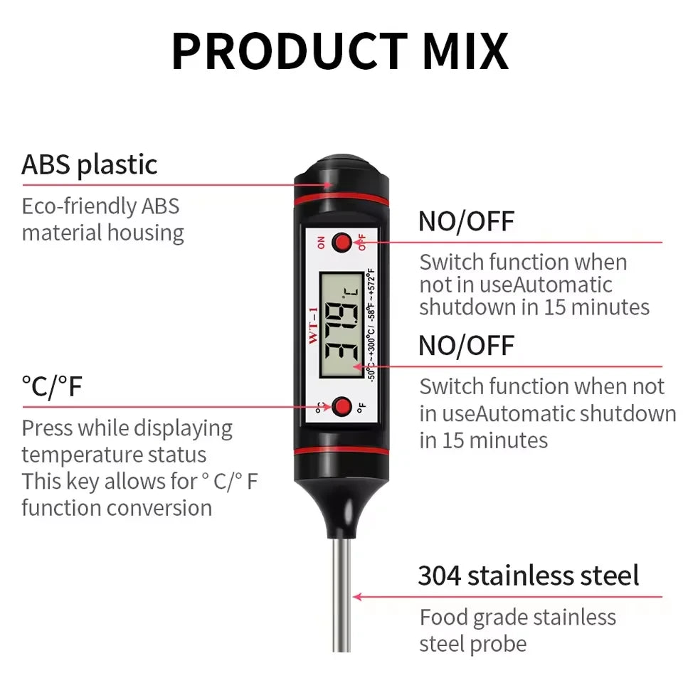 Digital Food Probe Thermometer
