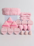 18 Piece Soft Cosmetic Makeup Tool Set