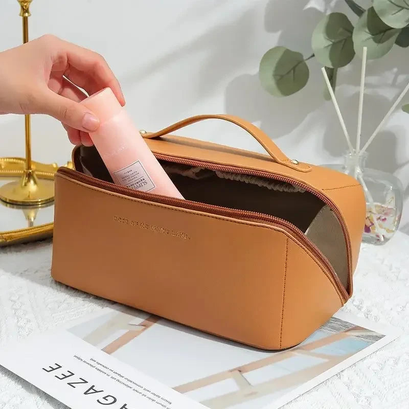 Adjustable Zip Cosmetic Bag